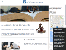 Tablet Screenshot of campanellaavvfederico.com